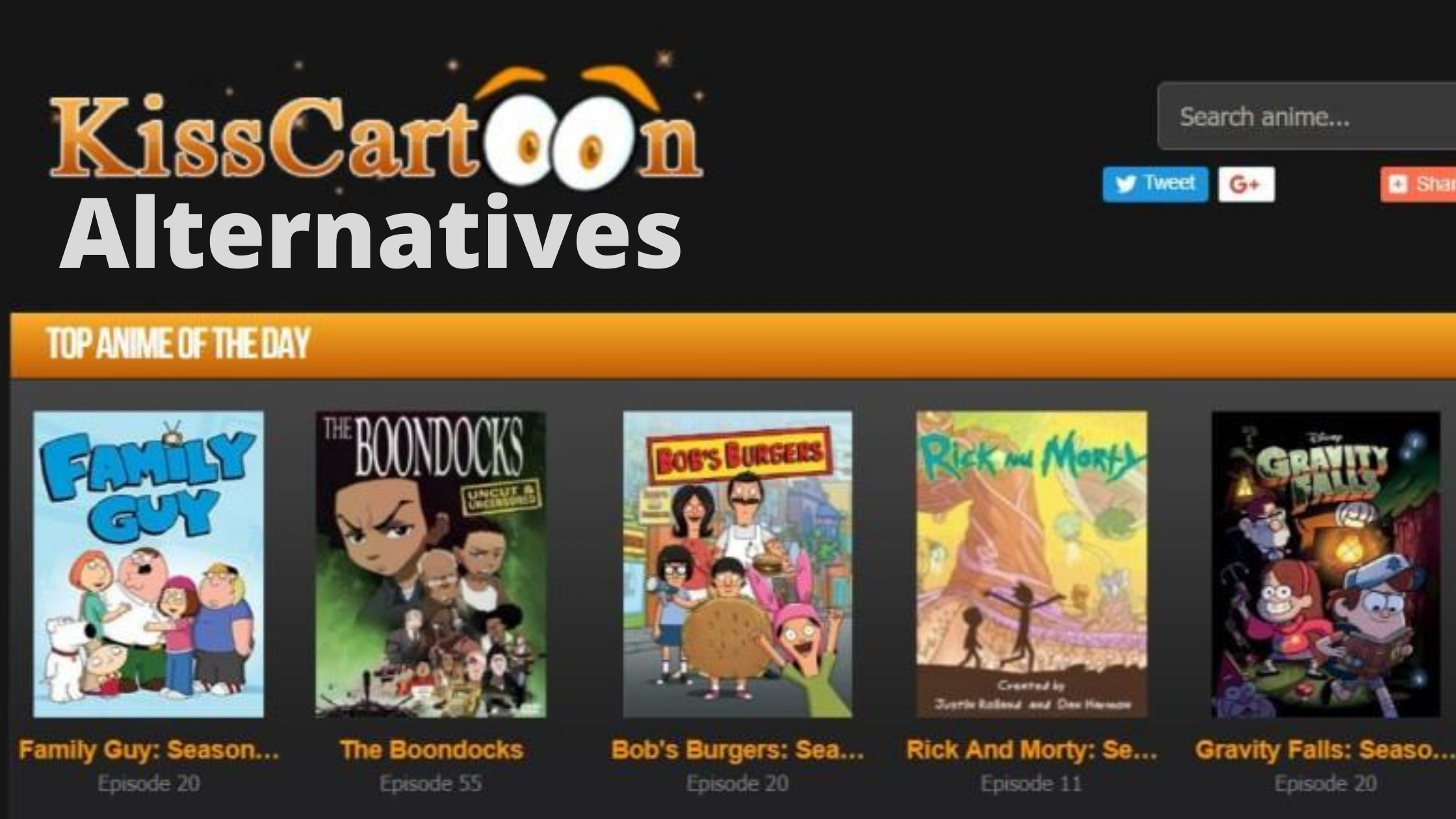 KissCartoon 2021- Top 9 Alternatives to Watch Cartoon Online Free