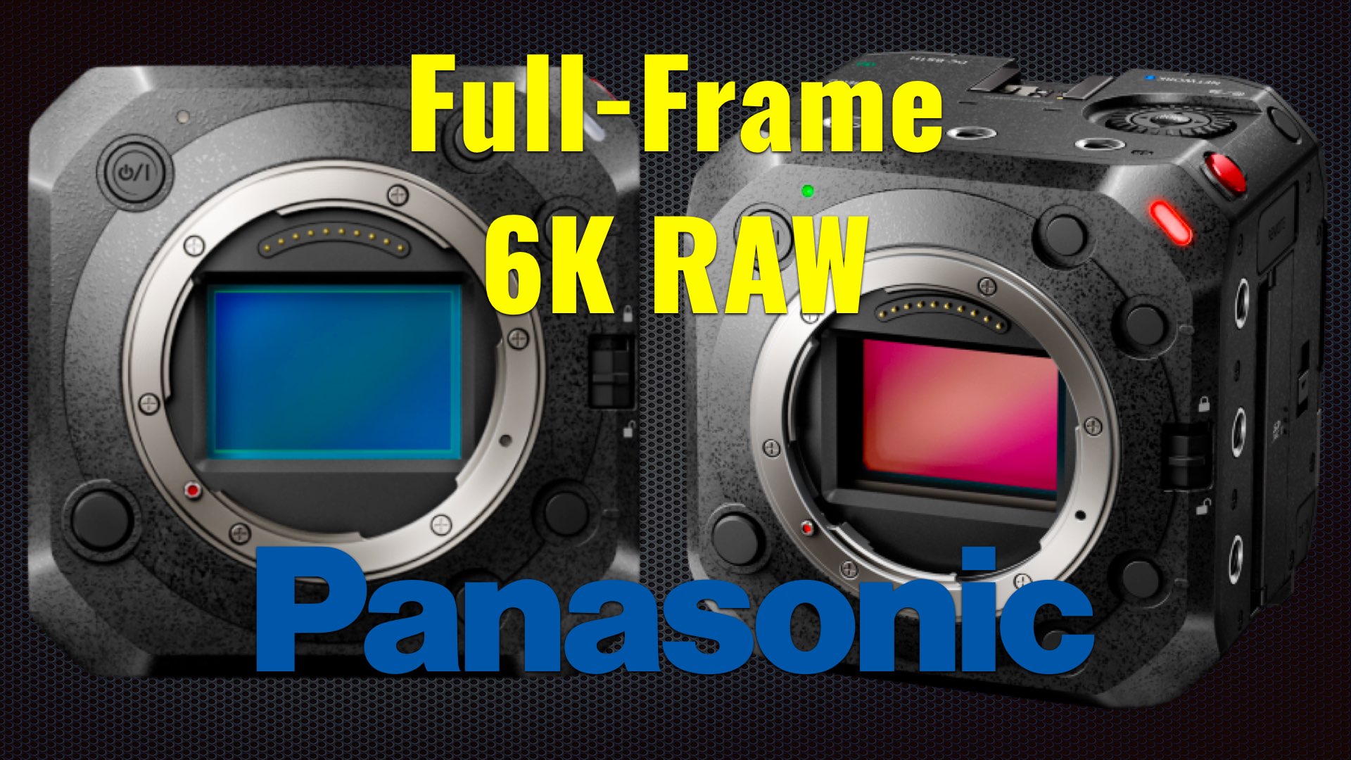 Panasonic's BS1H is a box-style camera with a full-frame sensor